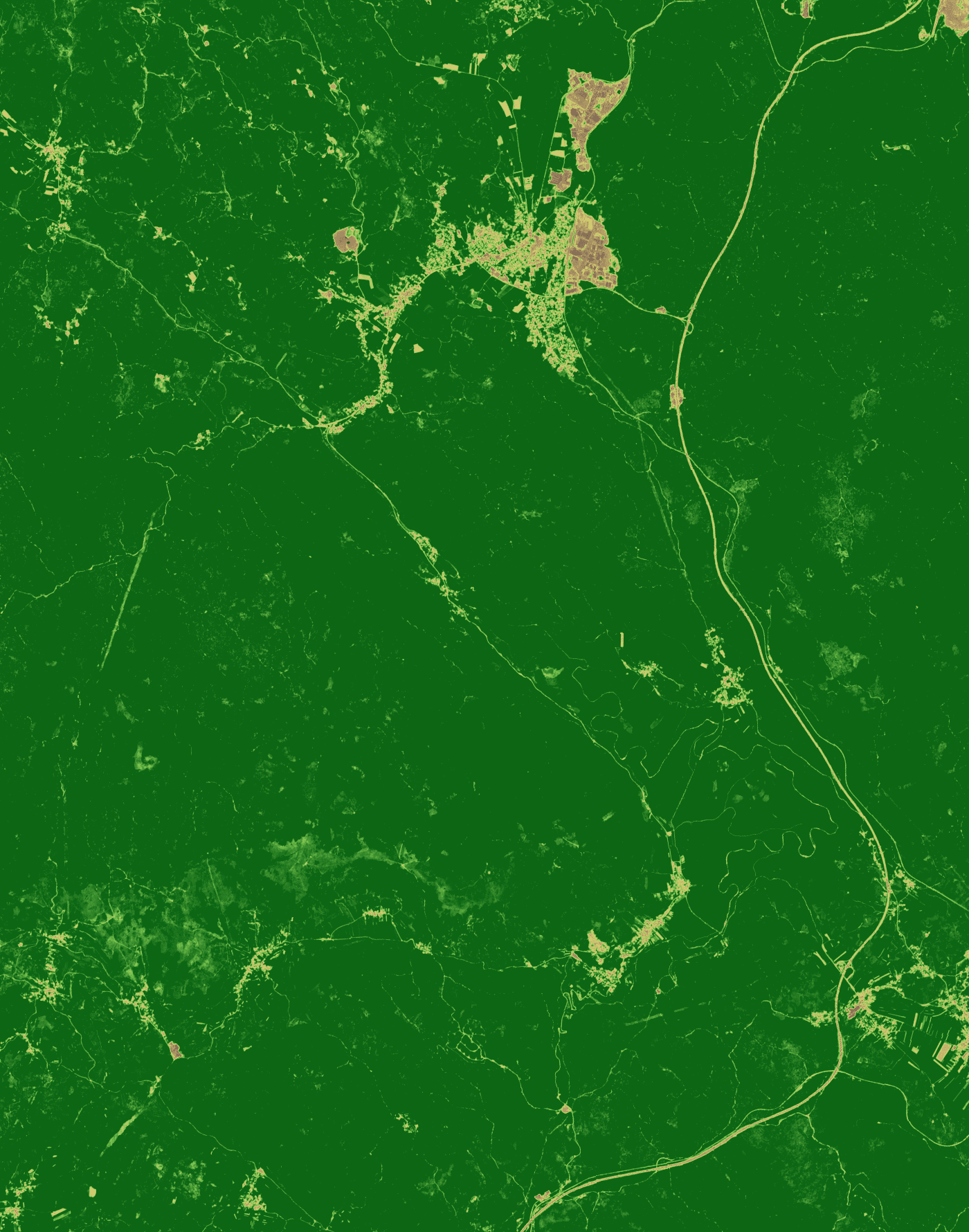 NDVI prikaz, 2022-05-15