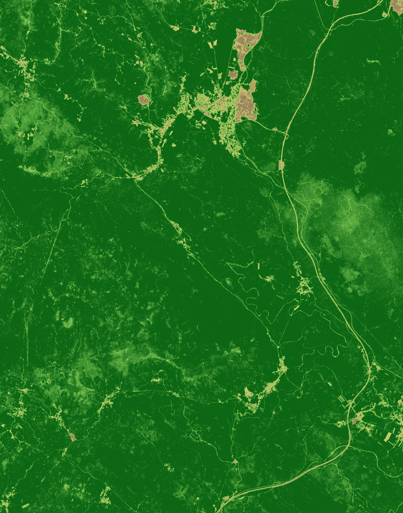 NDVI prikaz, 2024-04-29
