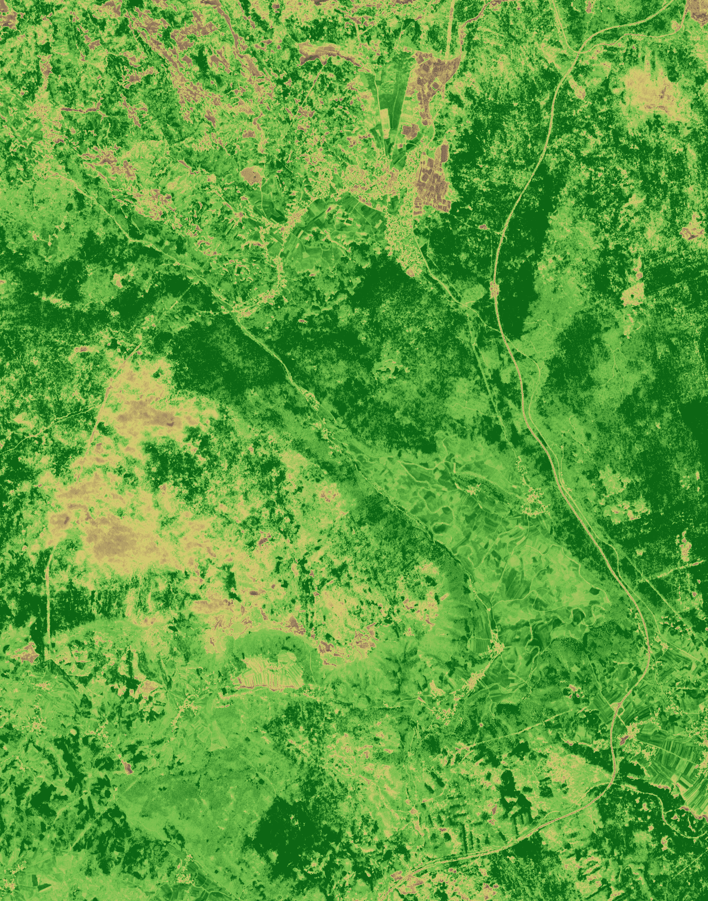 NDVI prikaz, 2025-12-30