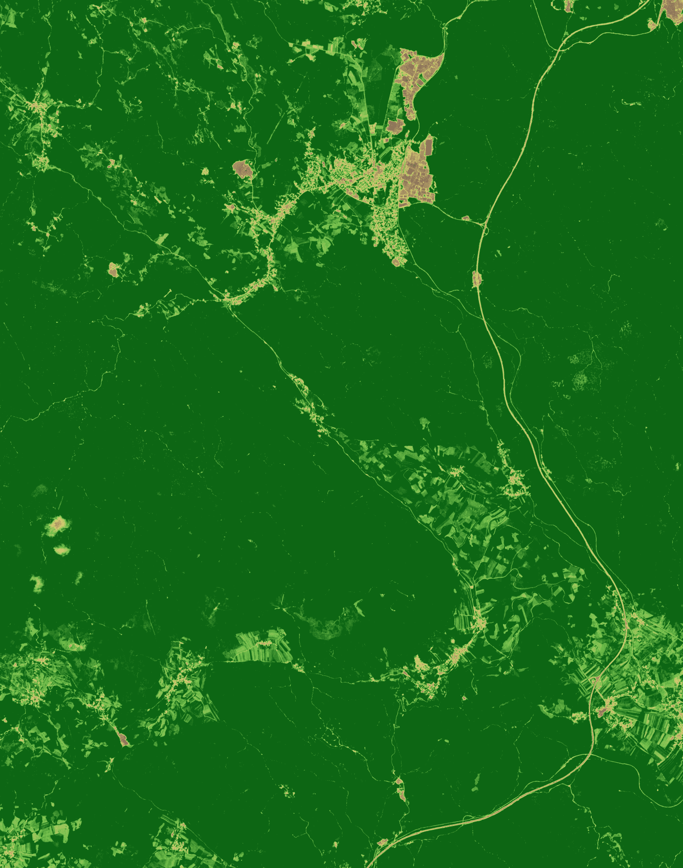 NDVI prikaz, 2026-06-28